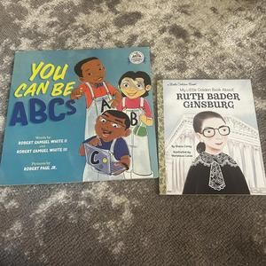 Little Golden Books You Can Be ABC's & Ruth Badar Ginsberg